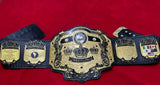 NWA Tripe Crown Wrestling Championship Belt IN 4MM Zinc 24KT Gold plated