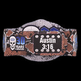 Stone Cold" Steve Austin Limited Edition 30 Years Signature Series Title Belt