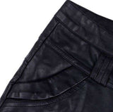 Women Gothic Leather Shorts | Cocktail Party Hot Pants in Soft Napa Leather