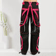 Men Gothic Step Chain Pant | Steampunk Punk Style Trouser with Removable Chain