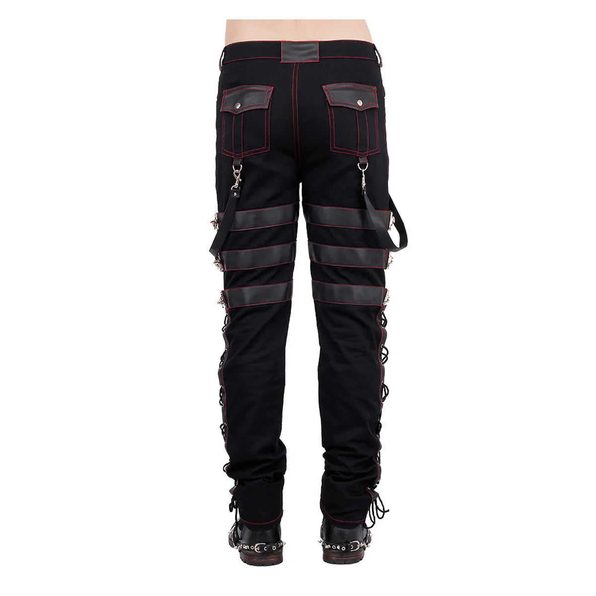 Men Gothic Military Officer Pant | Steampunk Colonel Uniform Trouser